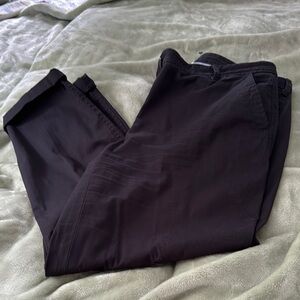 Talbots Black Chinos Classic Khaki Style